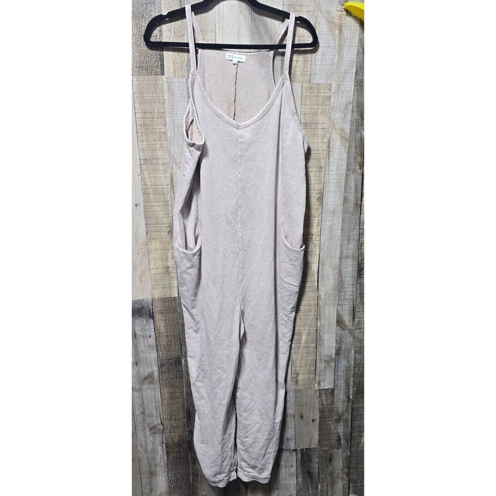 TS by Thrive Pink Acid Wash Oversized Jumpsuit Jumper Large Minimalist Comfy
